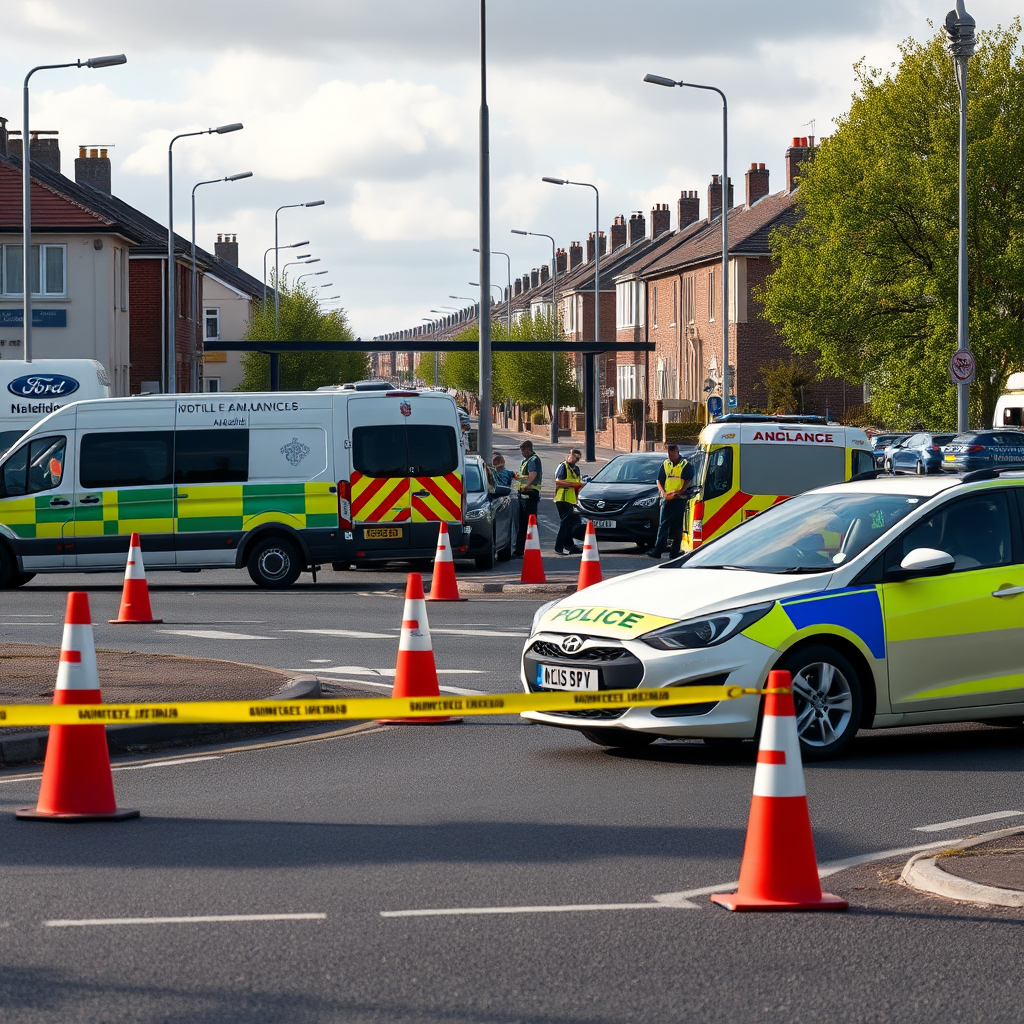 Pair of motorists taken to hospital following collision on major route